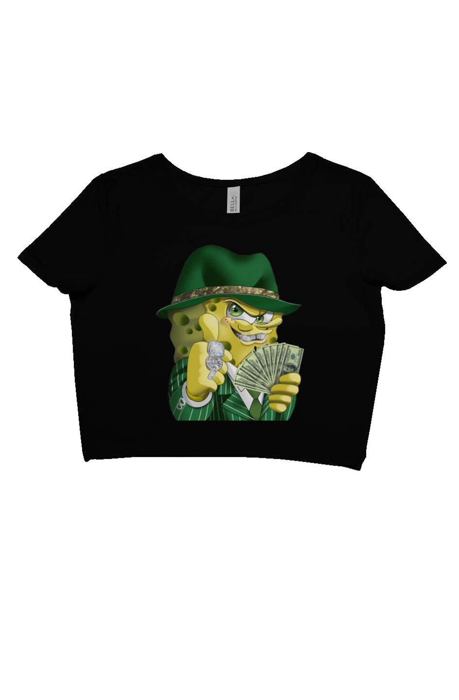 Gangster Spongebob Baby Tee