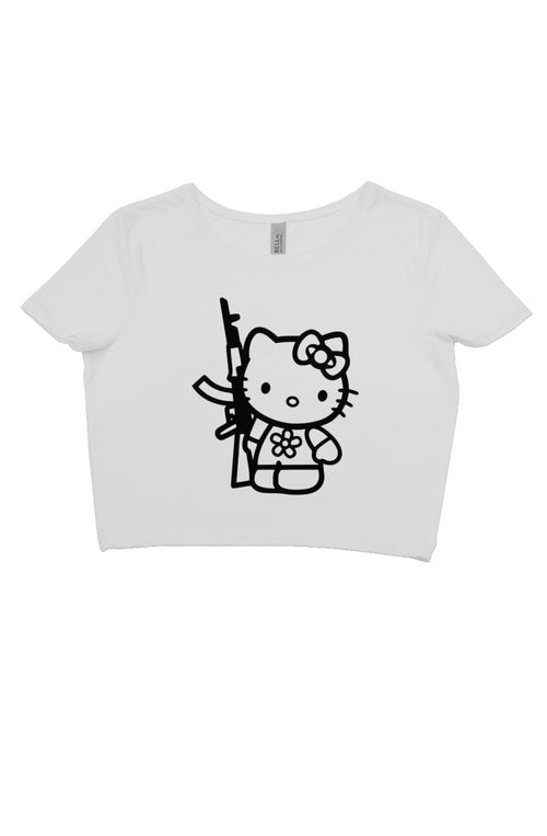 Armed Hello Kitty Baby Tee